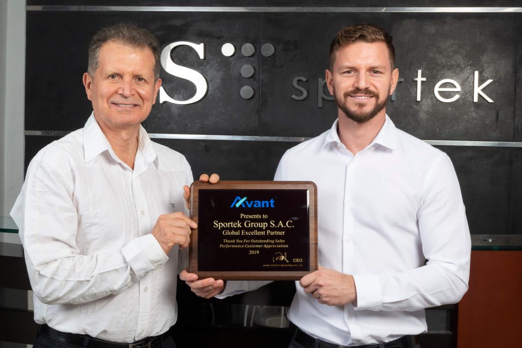 Sportek es reconocido por AVANT SPORTS como “Global Excellent Partner”